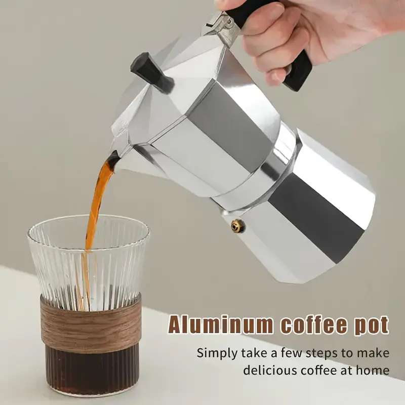 Coffee Equipment Accessories - Klasik Alüminyum Moka Pot 50-300ML Ev