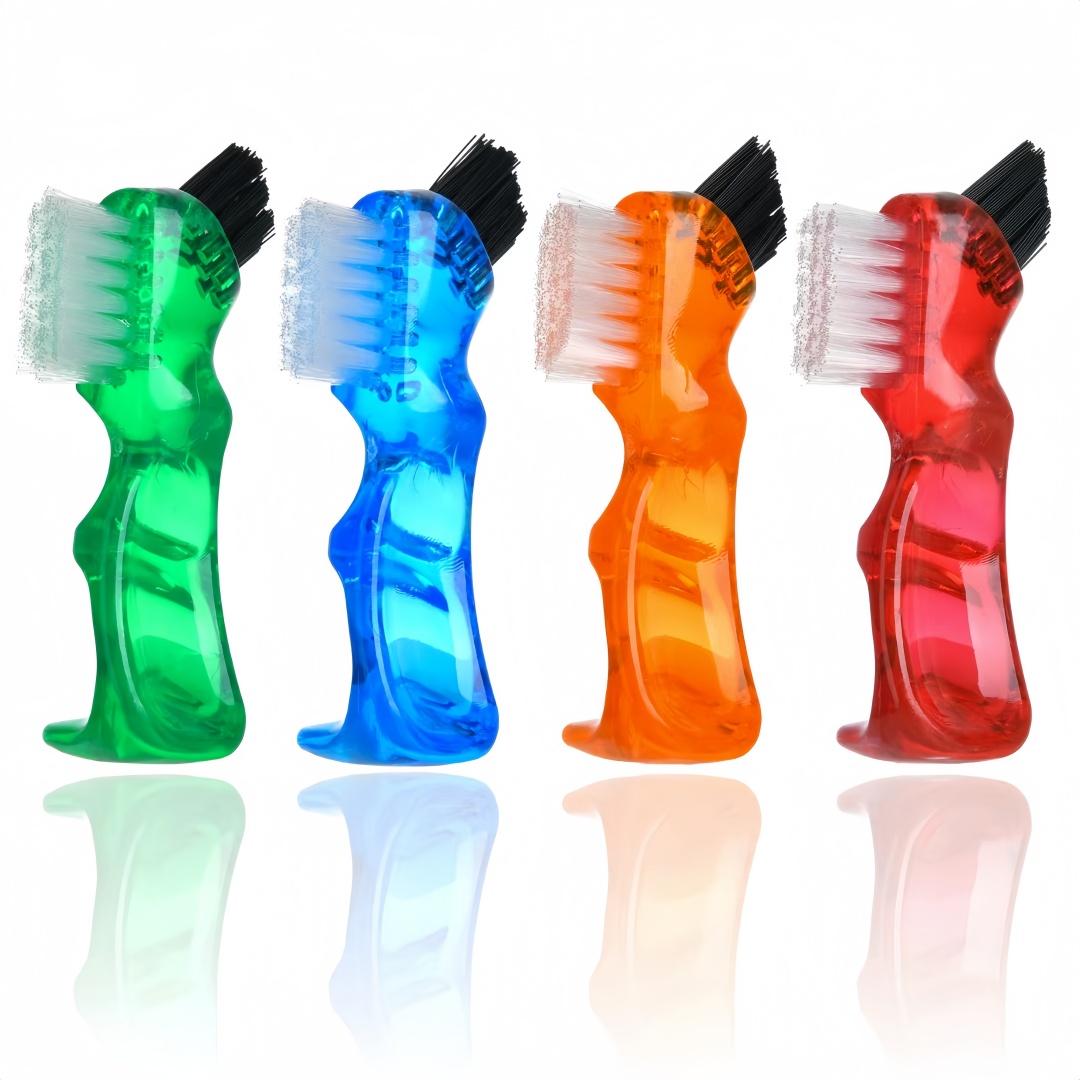 Group Head Brush - 4 adet protez temizleme fırçası taşınabilir