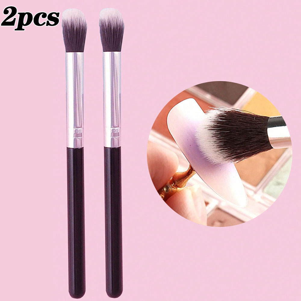 Group Head Brush - 2 adet/takım Nail Art Degrade Allık