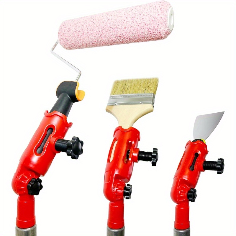 Group Head Brush - Döner Başlıklı Kırmızı Çok Açılı Boya