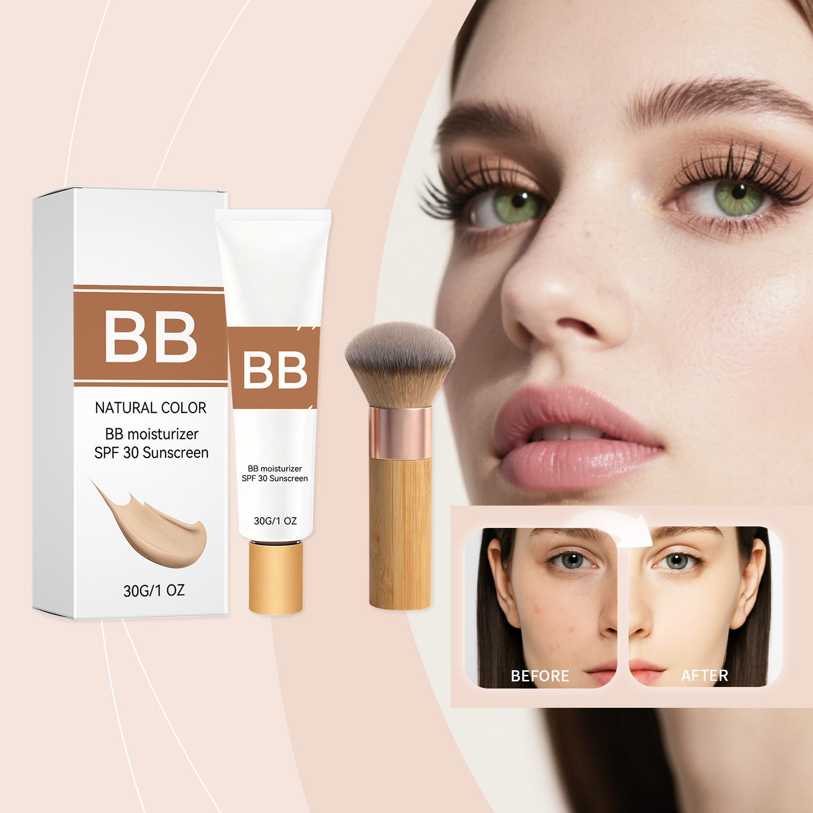 SPF 30 Renkli Nemlendirici BB  - Group Head Brush incelemesi ve fiyatı