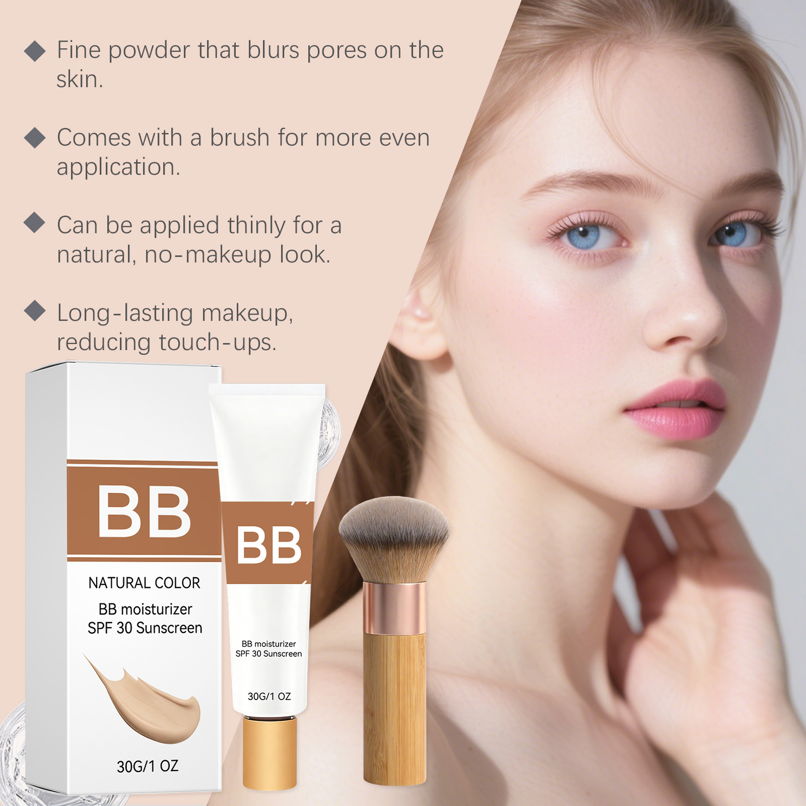 SPF 30 Renkli Nemlendirici BB  - Group Head Brush incelemesi ve fiyatı