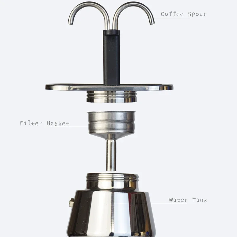 200ML Mini Pot Pot çift tüp 30 - Coffee Equipment Accessories incelemesi ve fiyatı