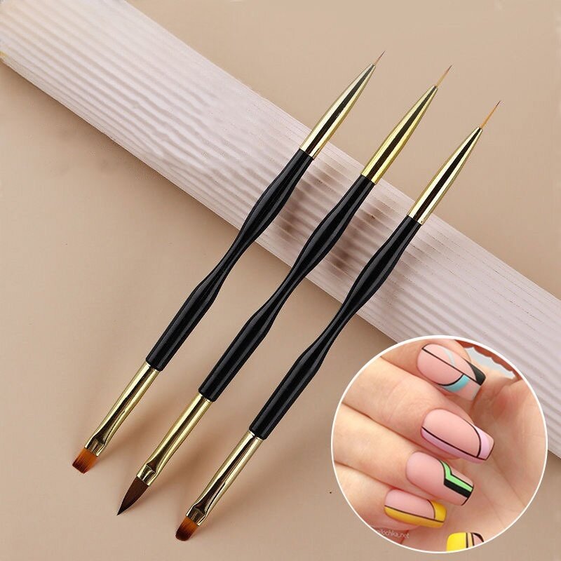 3 Adet Çift Başlı Tırnak Sanat - Group Head Brush incelemesi ve fiyatı