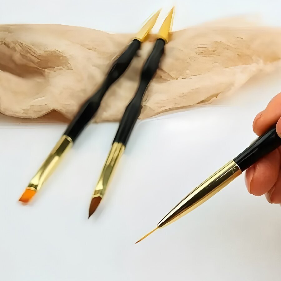 3 Adet Çift Başlı Tırnak Sanat - Group Head Brush incelemesi ve fiyatı