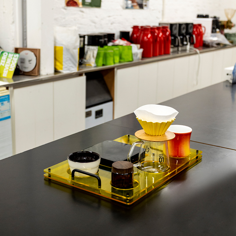 Akrilik kahve tepsisi, kahve e - Coffee Equipment For Cafe incelemesi ve fiyatı